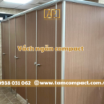Công trình vách ngăn vệ sinh sử dụng tấm Compact HPL cho Nhà Năng Khiếu Quận 5
