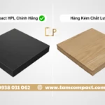 Cách Nhận Biết Vách Ngăn Compact HPL Chính Hãng & Phân Biệt Hàng Kém Chất Lượng