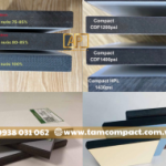 “So Sánh Tấm Compact CDF và HPL: Ưu Nhược Điểm, Ứng Dụng Thực Tế và Lựa Chọn Tốt Nhất Cho Công Trình”
